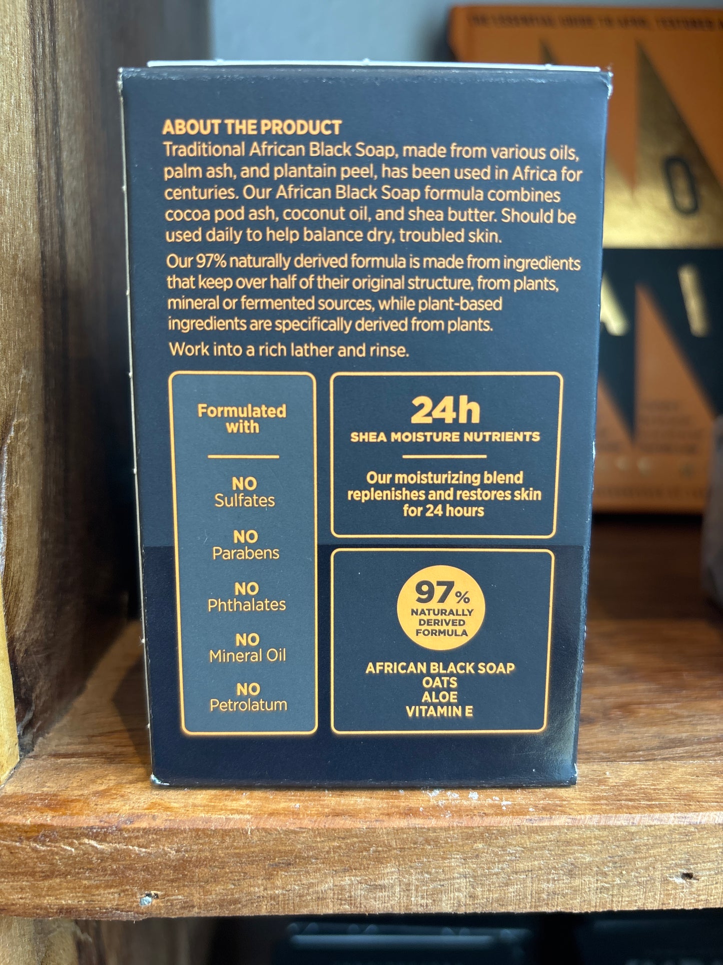 Shea Moisture African Black Soap Face & Body Bar 99g