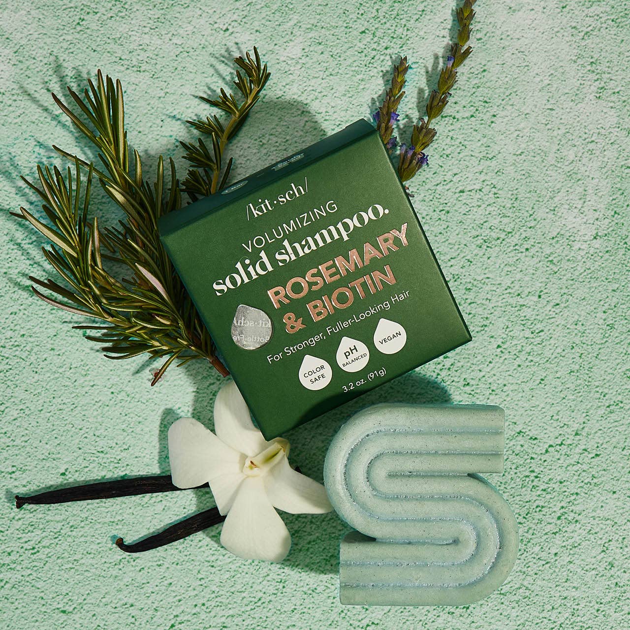 Rosmarin & Biotin Shampoo Bar - Volumen