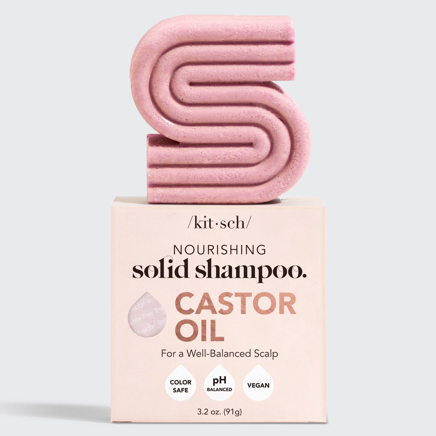 Repair Shampoo Bar med Ricinusolie - til tørt hår