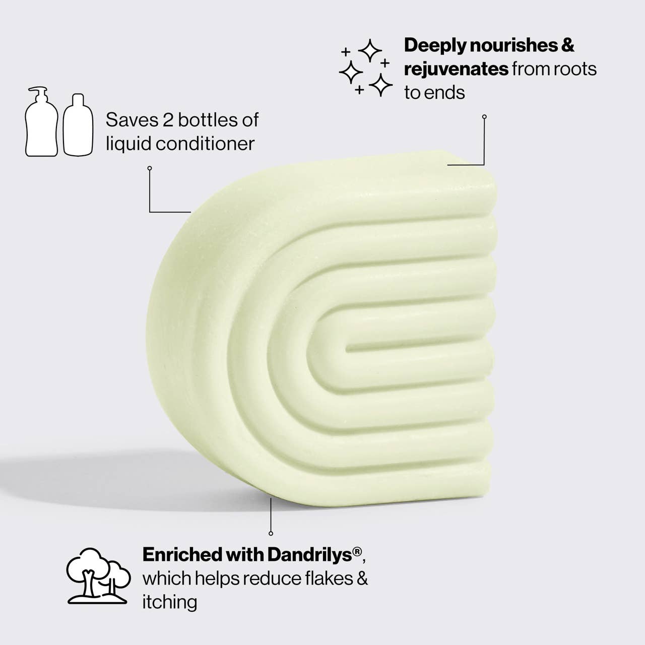 Tea Tree & Mint Conditioner Bar/maske - Rensende