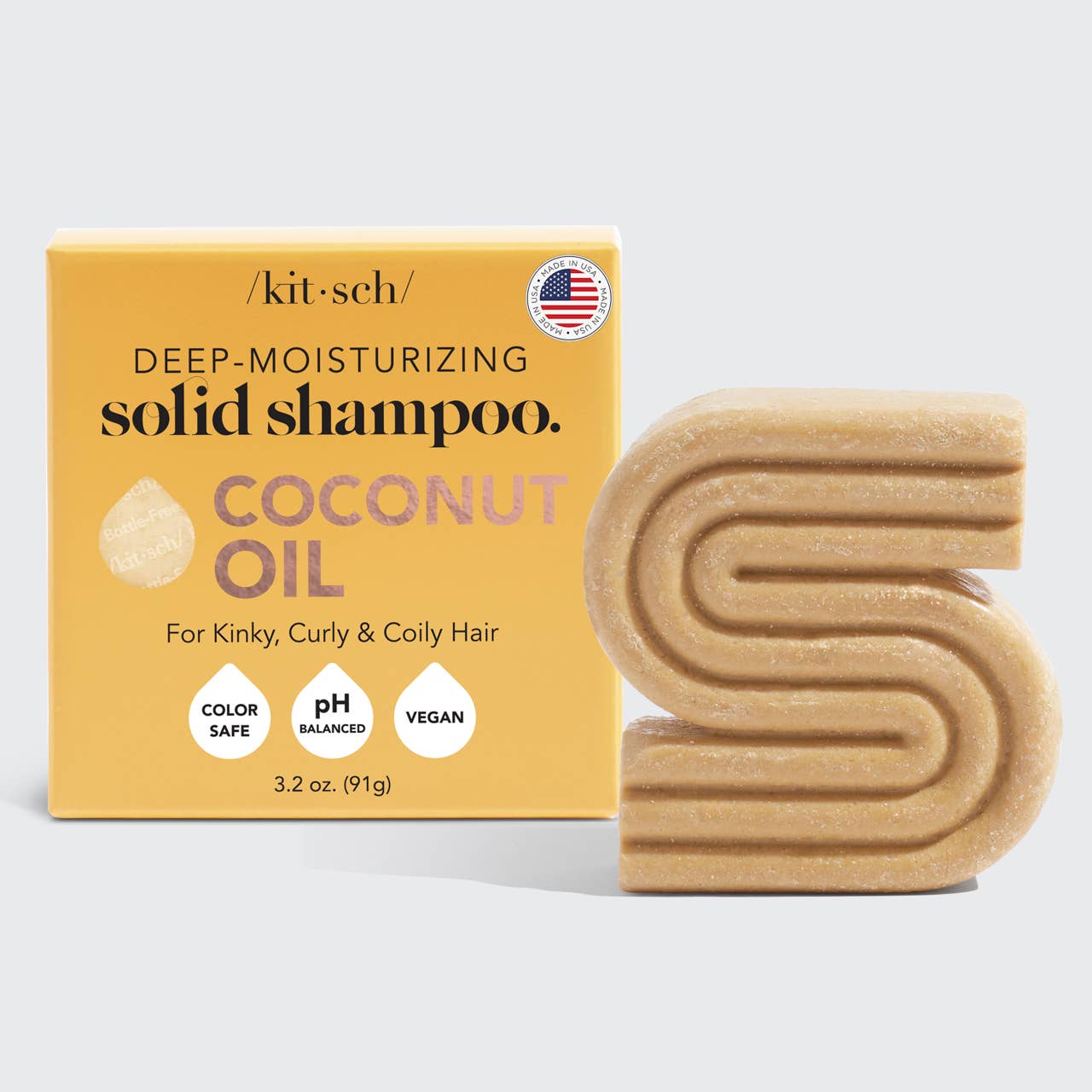 Kokosolie Shampoo Bar - Fugtgivende made In Congo