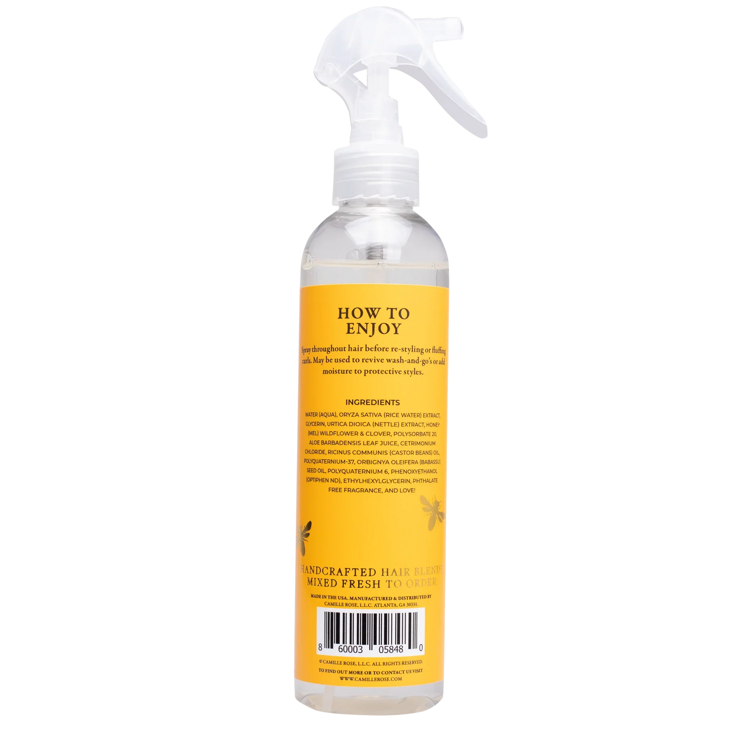 Camille Rose Honey Dew Liquid Moisture Refresher 240ml