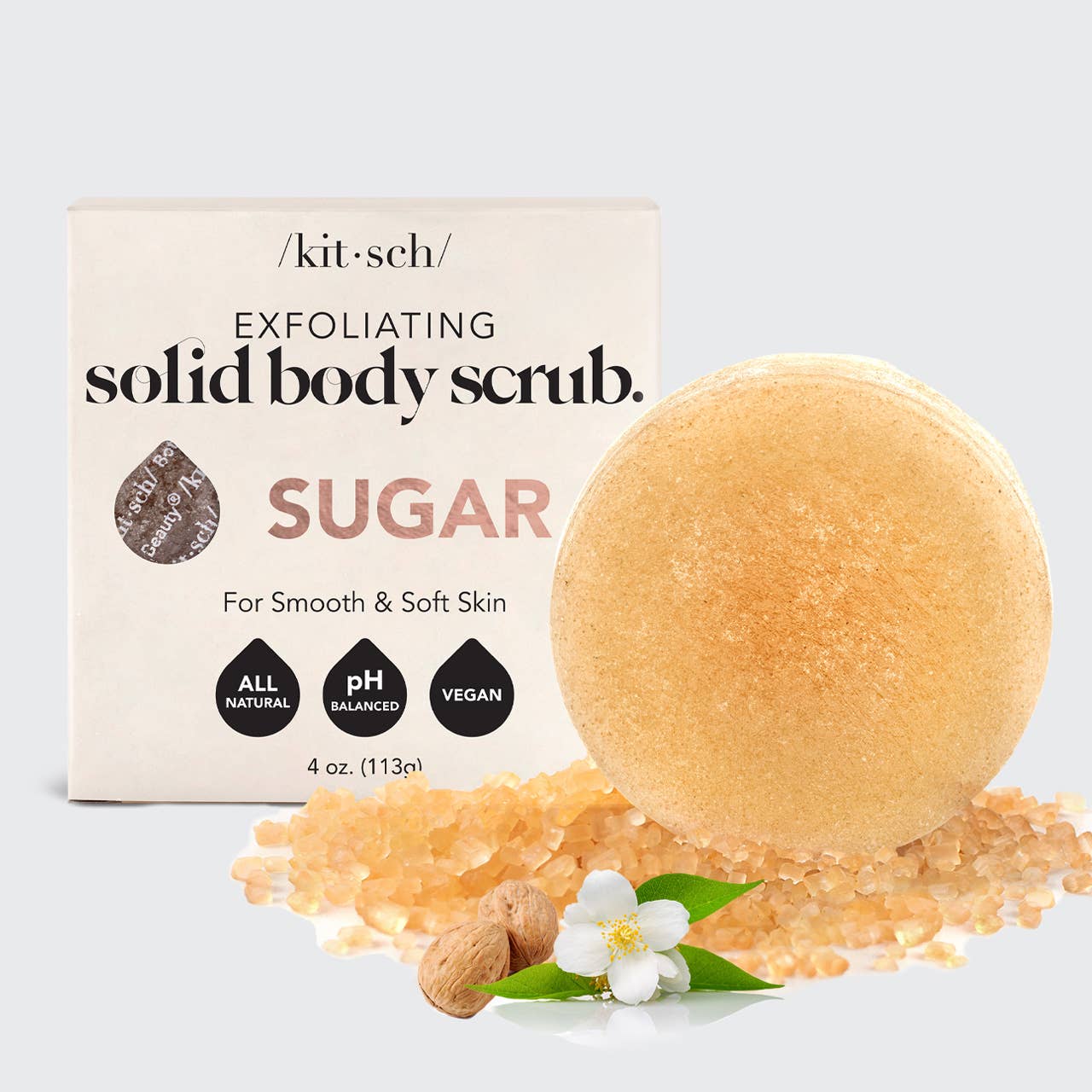Sukker eksfolierende Body Scrub Bar