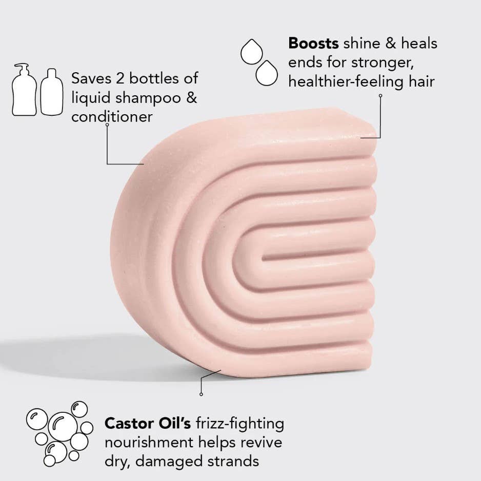 Repair Conditioner Bar/maske med Ricinusolie - til tørt hår