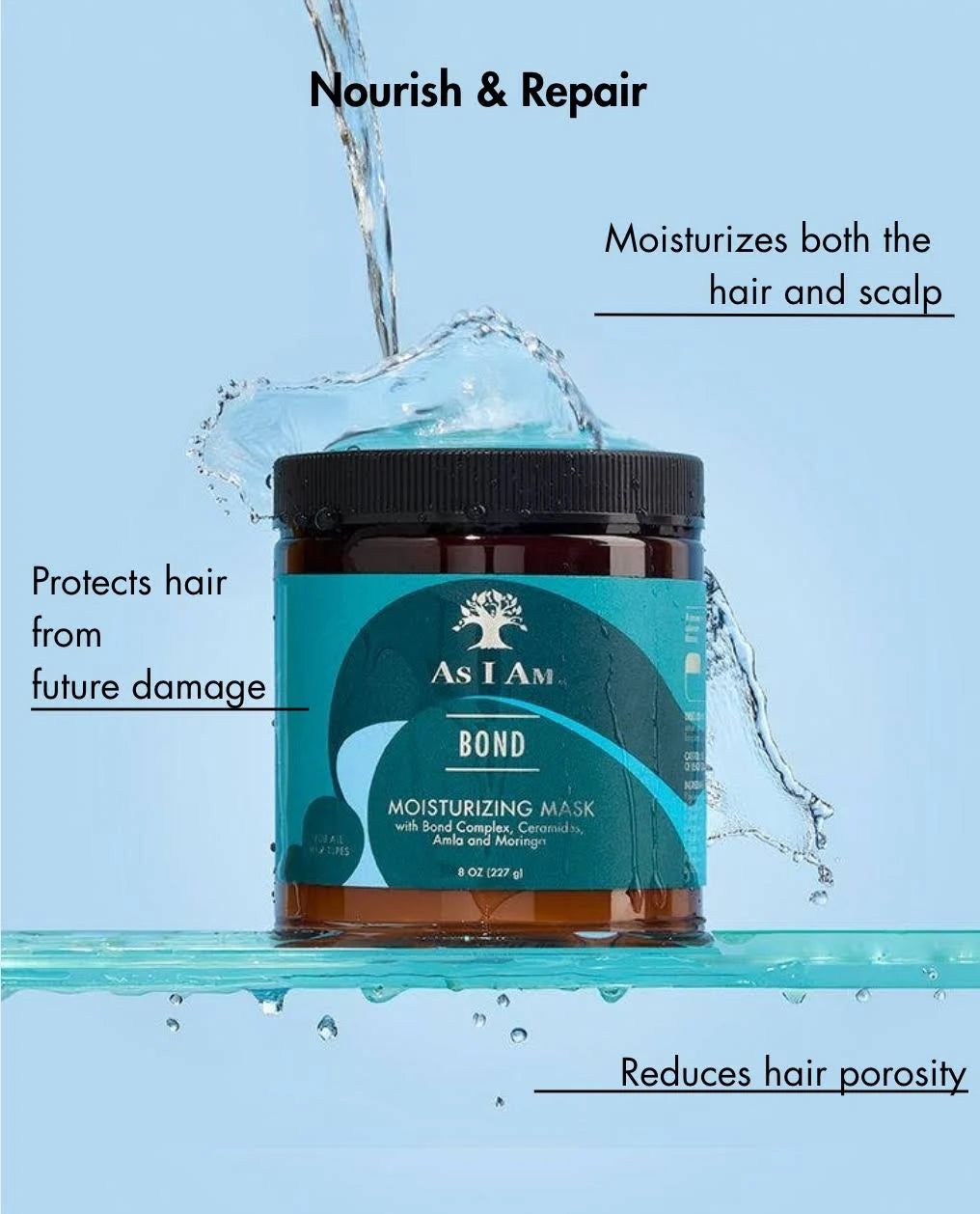 As I Am Bond Hair Mask 227g