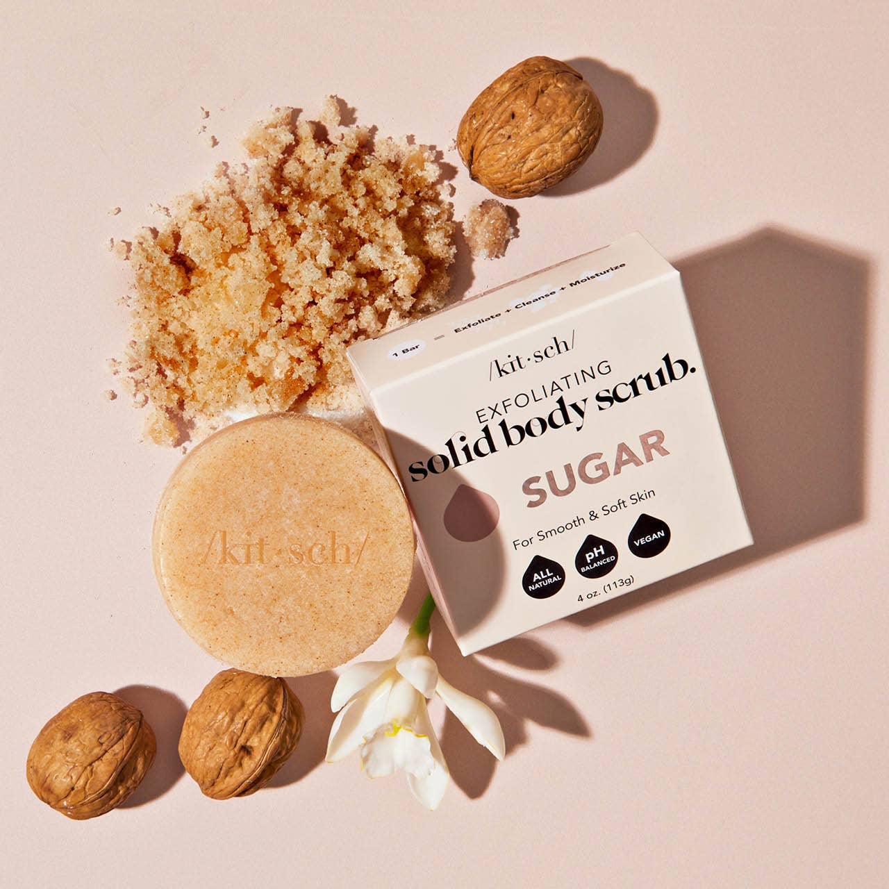 Sukker eksfolierende Body Scrub Bar