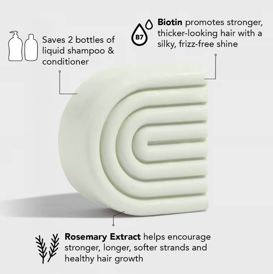 Rosmarin & Biotin Conditioner Bar/maske - Volumen