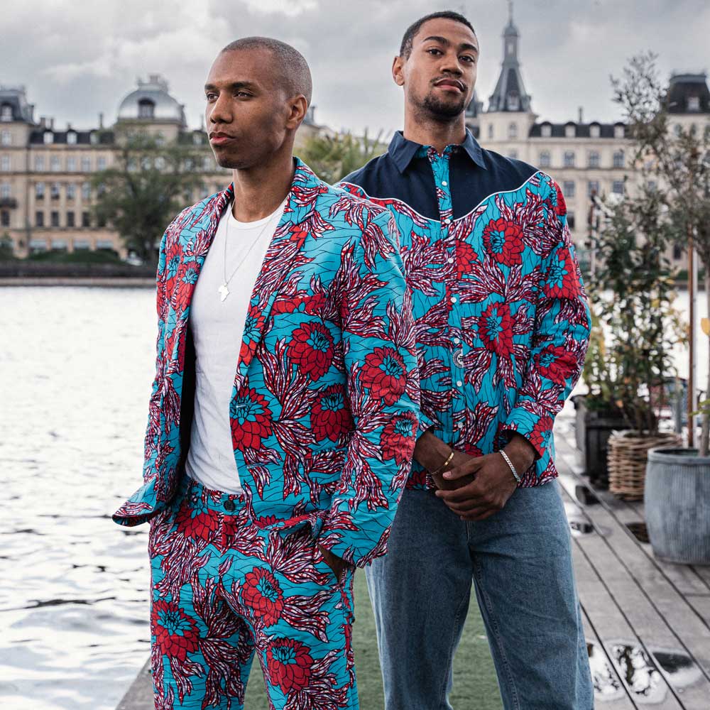UDSALG 60 % - Congo Copenhagen - La Sape - Blå - Blazer