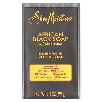 Shea Moisture African Black Soap Face & Body Bar