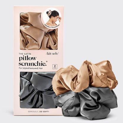 Satin Scrunchies - 2 stk
