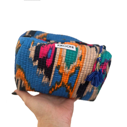BLÅ IKAT kosmetikpung