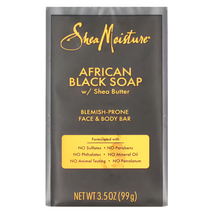 Shea Moisture African Black Soap Face & Body Bar