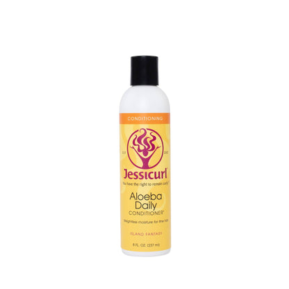 Jessicurl Aloeba daglig balsam. Vægtløs fugt for fint hår.