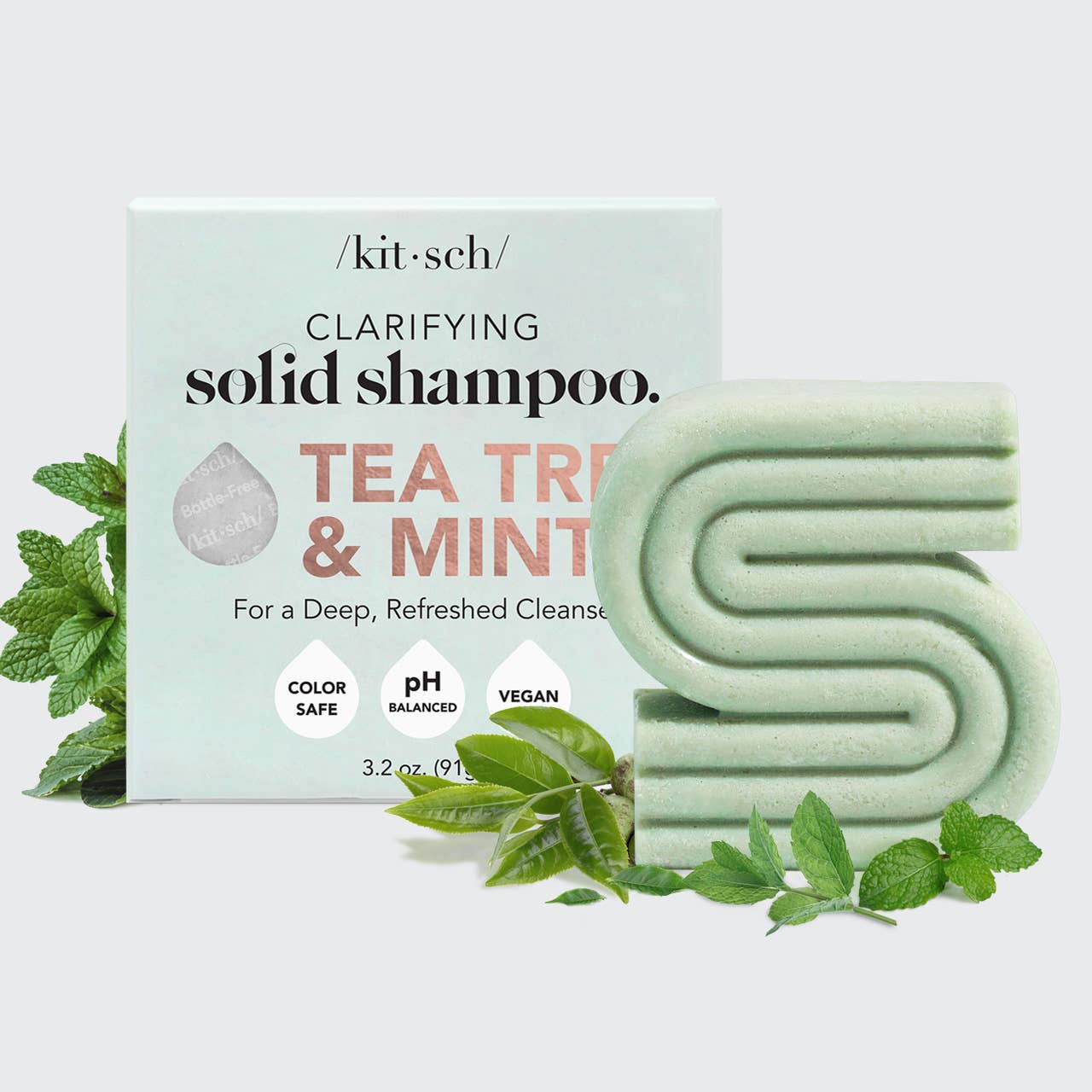 Tea Tree & Mint Shampoo Bar - Rensende Made In Congo