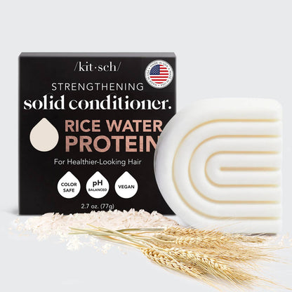 Rice Water Protein Conditioner Bar- til hårvækst Made In Congo