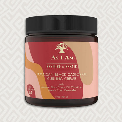 As I Am Restore & Repair Jamaican Black Castor Oil Curling Creme 227g