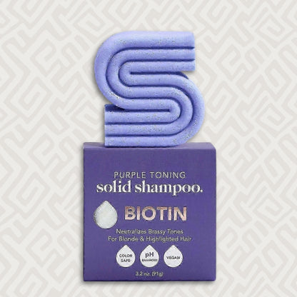 Lilla Toning Shampoo Bar - til blondt og gråt hår