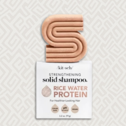 Rice Water Protein Shampoo Bar - Styrkende for hårvækst