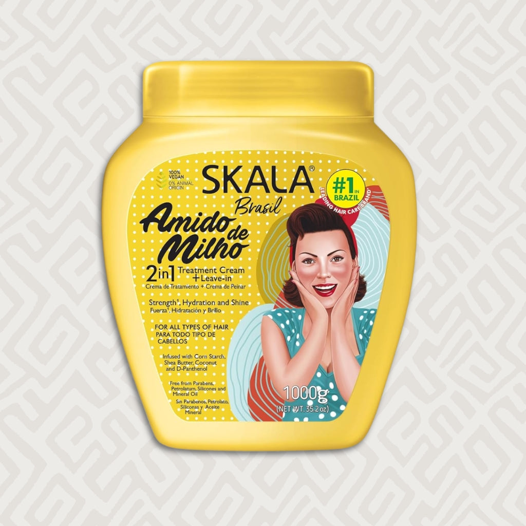Skala Amido de Milho Cornstarch Hair Mask for Repair 1000g