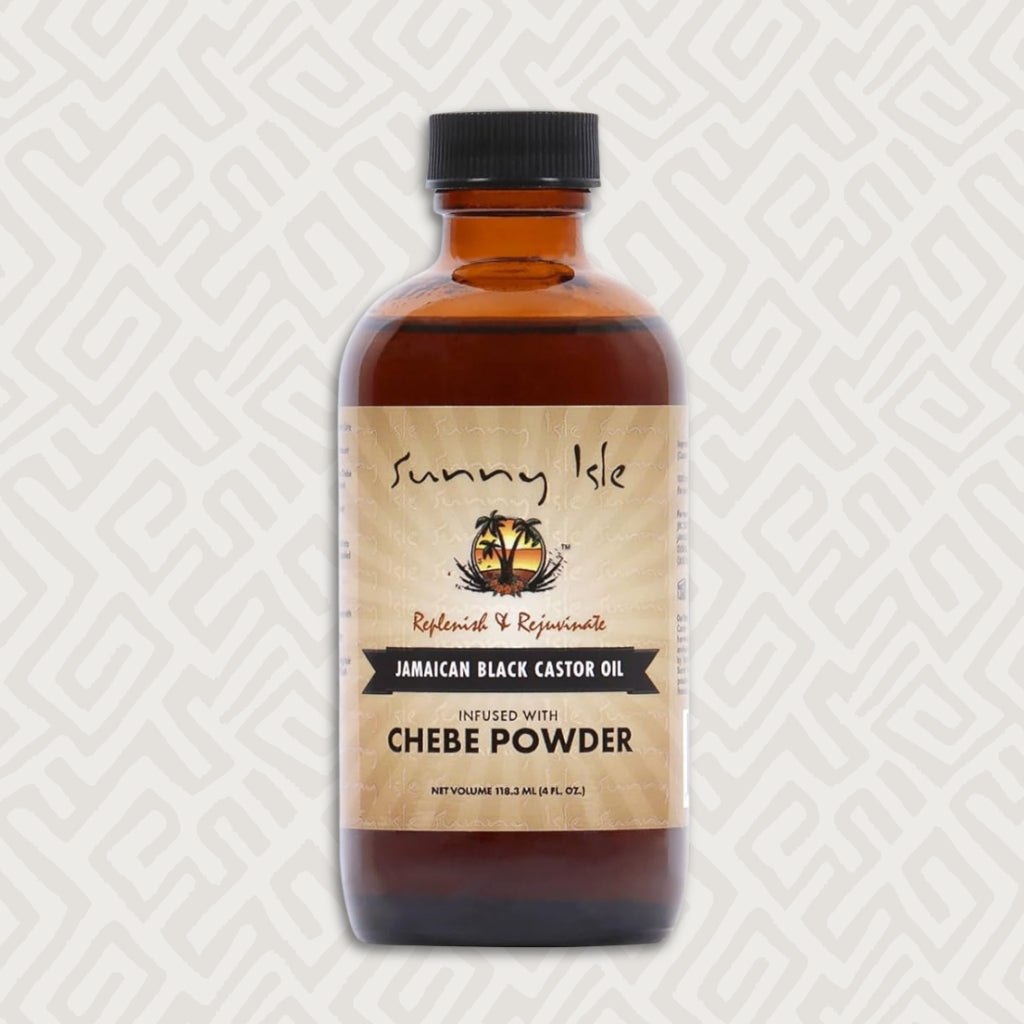 Sunny Isle Jamaican Black Castor Oil infused with Chebe Powder 118ml
