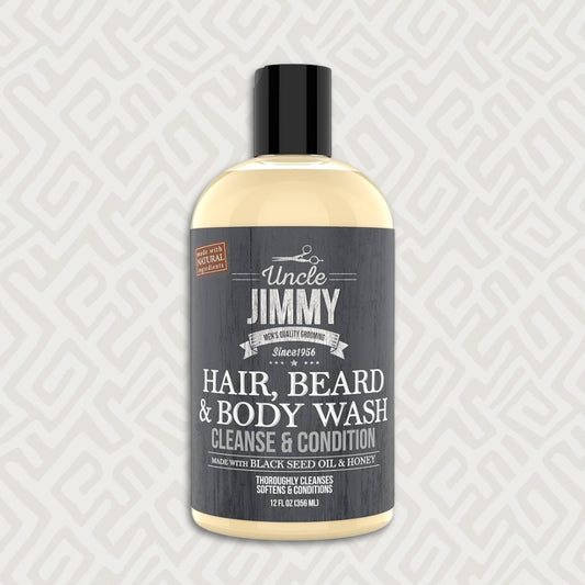 Uncle Jimmy Hair Beard and Body Wash 356ml