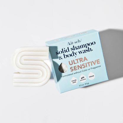 Ultra Sensitive Shampoo & Body Wash Bar - Uden parfume