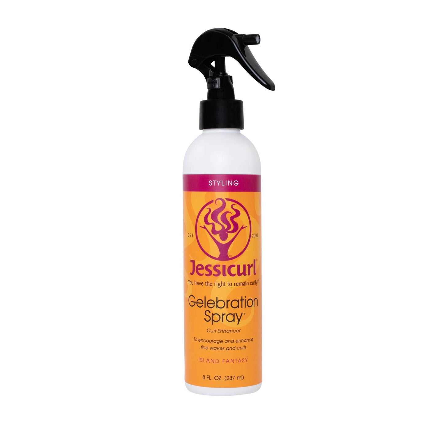 Jessicurl Gelebration Spray. Forstærker krølstrukturen i fint hår.