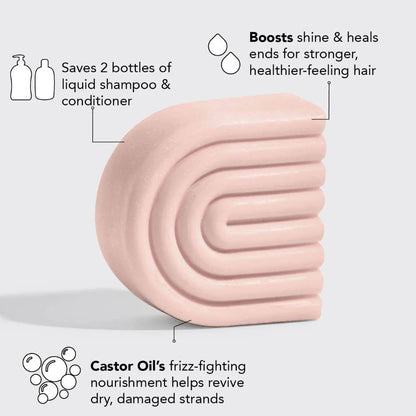 Repair Conditioner Bar/maske med Ricinusolie - til tørt hår