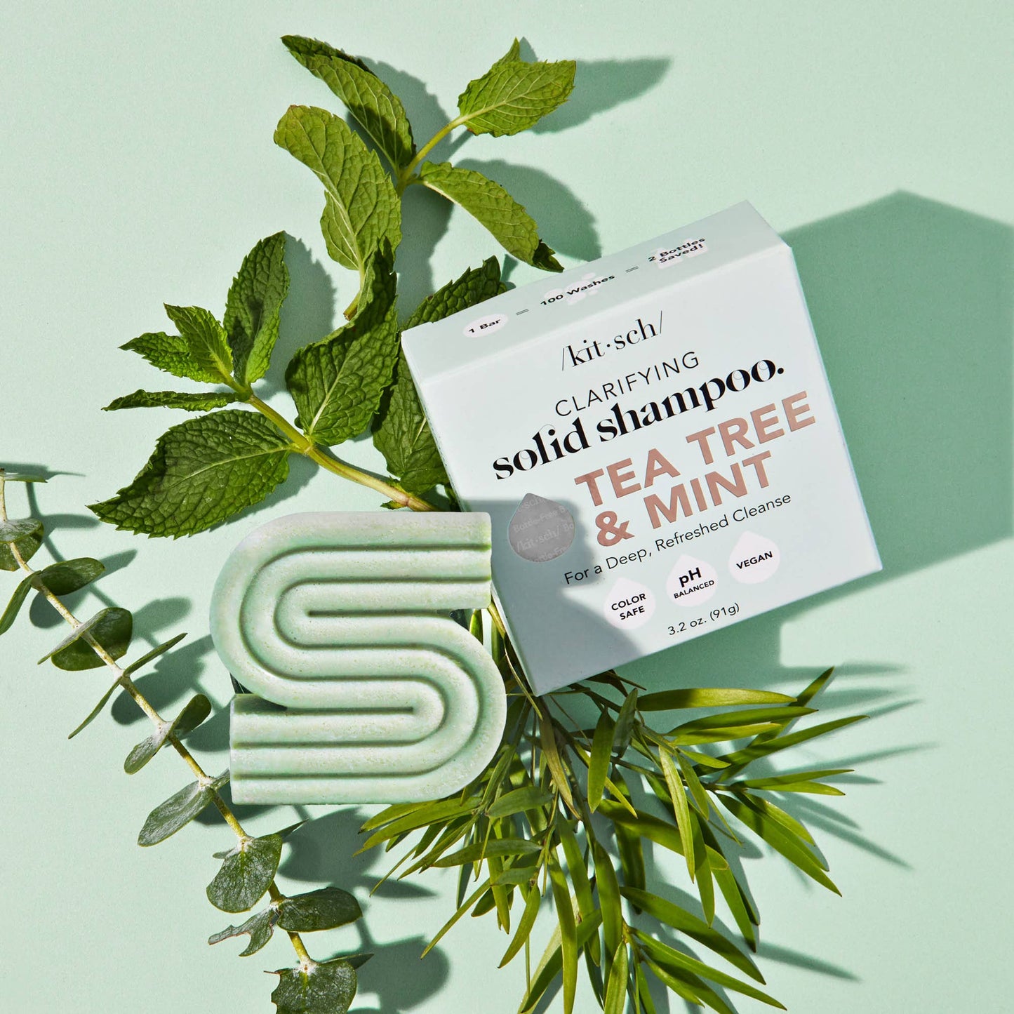 Tea Tree & Mint Shampoo Bar - Rensende