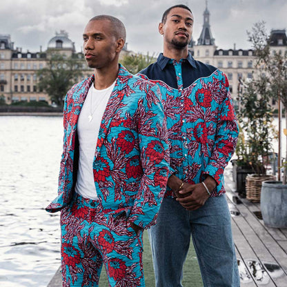 UDSALG 60 % - Congo Copenhagen - La Sape - Blå - Blazer