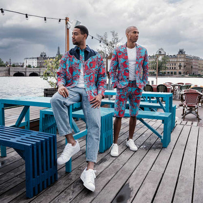 Congo Copenhagen - Rodeo Flower - Blå - Skjorte - Unisex