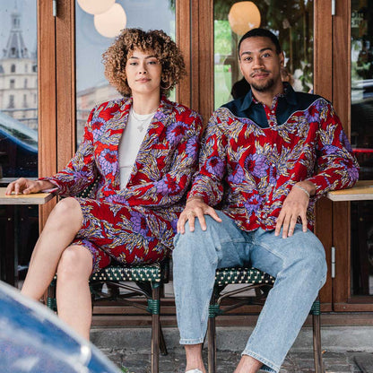 UDSALG 50 % - Congo Copenhagen - La Sape - Rød - Bermudashorts