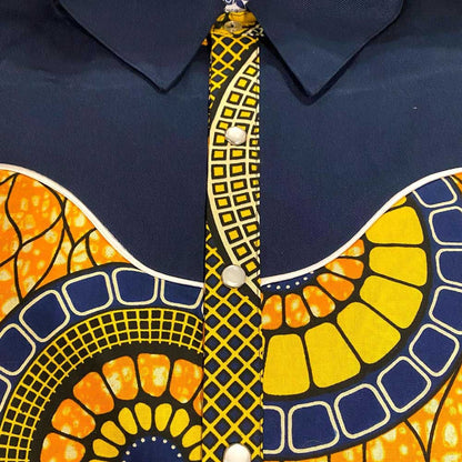 UDSALG 50 % - Congo Copenhagen - Rodeo Disk - Gul - Skjorte - Unisex