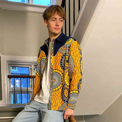 Congo Copenhagen Rodeo Disk Gul Skjorte Unisex