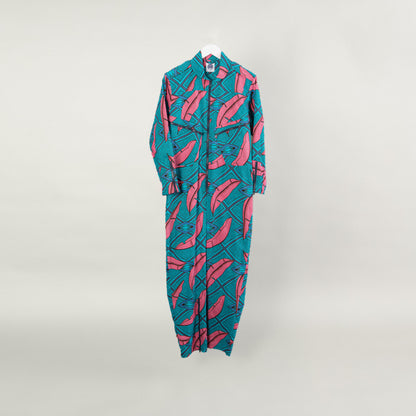 UDSALG 50 % - CONGO COPENHAGEN - Kinshasa Jumpsuit - Turkis